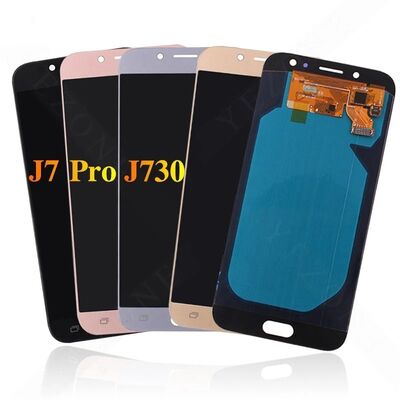 Reemplazo de carpeta LCD para teléfono celular reacondicionado Samsung J730 para Galaxy J7 PRO